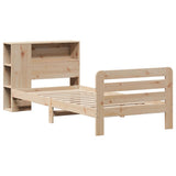 Bed Frame without Mattress 90x200 cm Solid Wood Pine 3309902