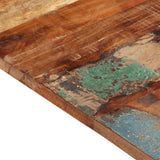 Table Top Multicolour Solid Reclaimed Wood 60x70 cm Durable 286053