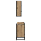 Bathroom Furniture Set 2 pcs Artisan Oak Engineered Wood 3402555