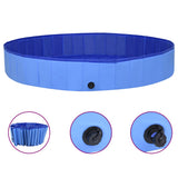 Foldable Dog Swimming Pool Blue 300x40 cm PVC 92603