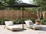 Garden Parasol 230 x 230 cm Polyester Rectangular Anthracite 42036179