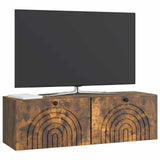 Wall-Mounted TV Cabinet Wall-mounted Smoked Oak 98 x 31 x 30 cm 898220