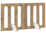 Folding Pet Fence 2 pcs Artisan Oak 100.5 x 38 x 70 cm 8005969