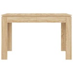 Dining Table Sonoma Oak 120x60x76 cm Engineered Wood 800759