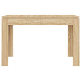 Dining Table Sonoma Oak 120x60x76 cm Engineered Wood 800759