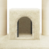 Cat Tree with Sisal Scratching Posts Cream 110 cm 171479