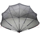 Pool Dome Folding Manual Black 430 x 430 x 210 cm 42001115