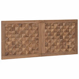 Bed Headboard Natural Solid Teak Wood 42024566