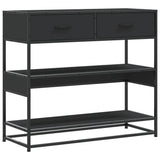 Console Table Black 90x35x80 cm Engineered Wood 849179