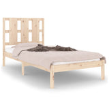 Bed Frame without Mattress 90x190 cm Single Solid Wood 3105565