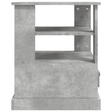 Side Table Concrete Grey 50x50x60 cm Engineered Wood 816412