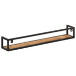 Wall Shelves 2 pcs 120 cm Rough Mango Wood 320673