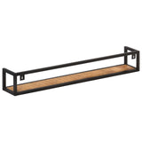Wall Shelves 2 pcs 120 cm Rough Mango Wood 320673