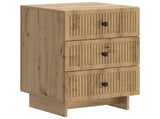 Bedside Cabinet Artisan Oak 43 x 41 x 66.5 cm Engineered Wood 893874