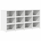 Shoe Cabinet with Shelf White 103 x 30 x 51 cm Engineered Wood 808702