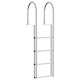 4-Step Dock Ladder Silver 45 11.5 162 cm Aluminum 42011354