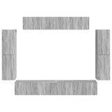 TV Cabinet 8 pcs Grey Sonoma 3409147