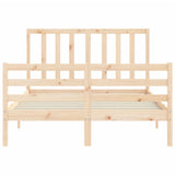 Bed Frame without Mattress 120x200 cm Solid Wood Pine 3193851
