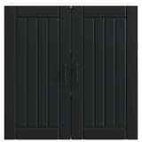 Wall Cabinet LUCCA Black 80 x 31 x 80 cm Engineered Wood 885056