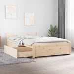 3103483 Bed Frame without Mattress with Drawers 90x200 cm