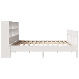 Bed Frame without Mattress White 180x200 cm Super King Solid Wood Pine 3323213
