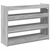 Shoe Rack Grey Sonoma 80x25x62 cm Engineered Wood 859919