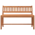 ZNTS Garden Bench 110 cm Solid Wood Eucalyptus 363290