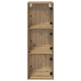 Wall Cabinet Artisan Oak 35 x 37 x 102 cm Engineered Wood 882908