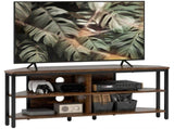 Industrial-Style Corner TV Unit - Black/Brown T3398P344744