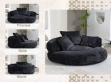 COOLMORE Lazy Sofa Durable Comfort Lounger High Back Bean Bag Chair Couch With Three Pillows for W2678P312246