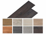 Flooring Planks 18 pcs Dark Grey 5.26 m PVC 42046253