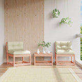 Garden Sofas with Cushions 2pcs Solid Wood Douglas 844707
