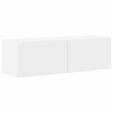 TV Wall Cabinet Set 4 pcs White Engineered Wood 3408925