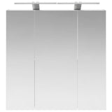 Bathroom Mirror Cabinet White 70 x 14.5 x 70 cm Engineered wood 889095