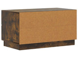 Bedside Cabinet Smoked Oak 62 x 34.5 x 44.5 cm Engineered Wood 895240