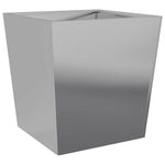 ZNTS Garden Planter 50x50x50 cm Galvanised Steel 851076