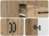 Sideboard Artisan Oak 66 x 34.5 x 92 cm Engineered Wood 895824
