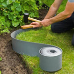 ZNTS Nature Garden Border Edging 15cmx40m 3mm Grey 442631