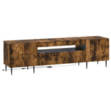 LED TV Cabinet ZWOLLE Smoked Oak Engineered Wood 896470