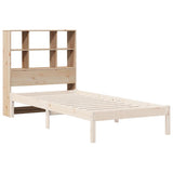 Headboard with Storage 90 cm Solid Wood Pine 855672