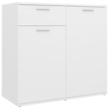Sideboard White 80x36x75 cm Engineered Wood 805770