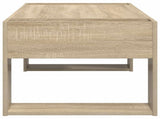 Coffee Table Sonoma Oak 110 x 50 x 41 cm Engineered Wood 8000158