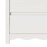 Chest of Drawers with Drawer Drammen White 111 x 43 x 73.5 cm 42003051