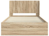 Bed Frame with Storage and Headboard 3 pcs Engineered Wood 3413903