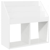 Kids Bookshelf High Gloss White 72.5 x 29.5 x 69 cm 892383