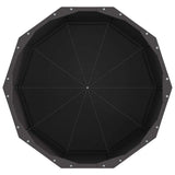 Planter Black 60 x 60 x 50 cm Steel 883759