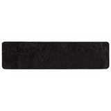 Rug Runner MARSA Anthracite 50 x 450 cm Polyester and PVC 42023167