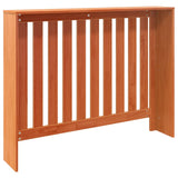 Radiator Cover Wax Brown 108.5x19x84 cm Solid Wood Pine 844492