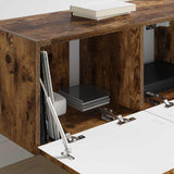TV Wall Cabinet Smoked Oak 78.5 x 31 x 29.5 cm Engineered Wood 892219