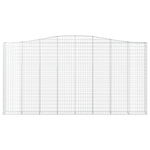 Arched Gabion Basket 400x30x200/220 cm Galvanised Iron 153410